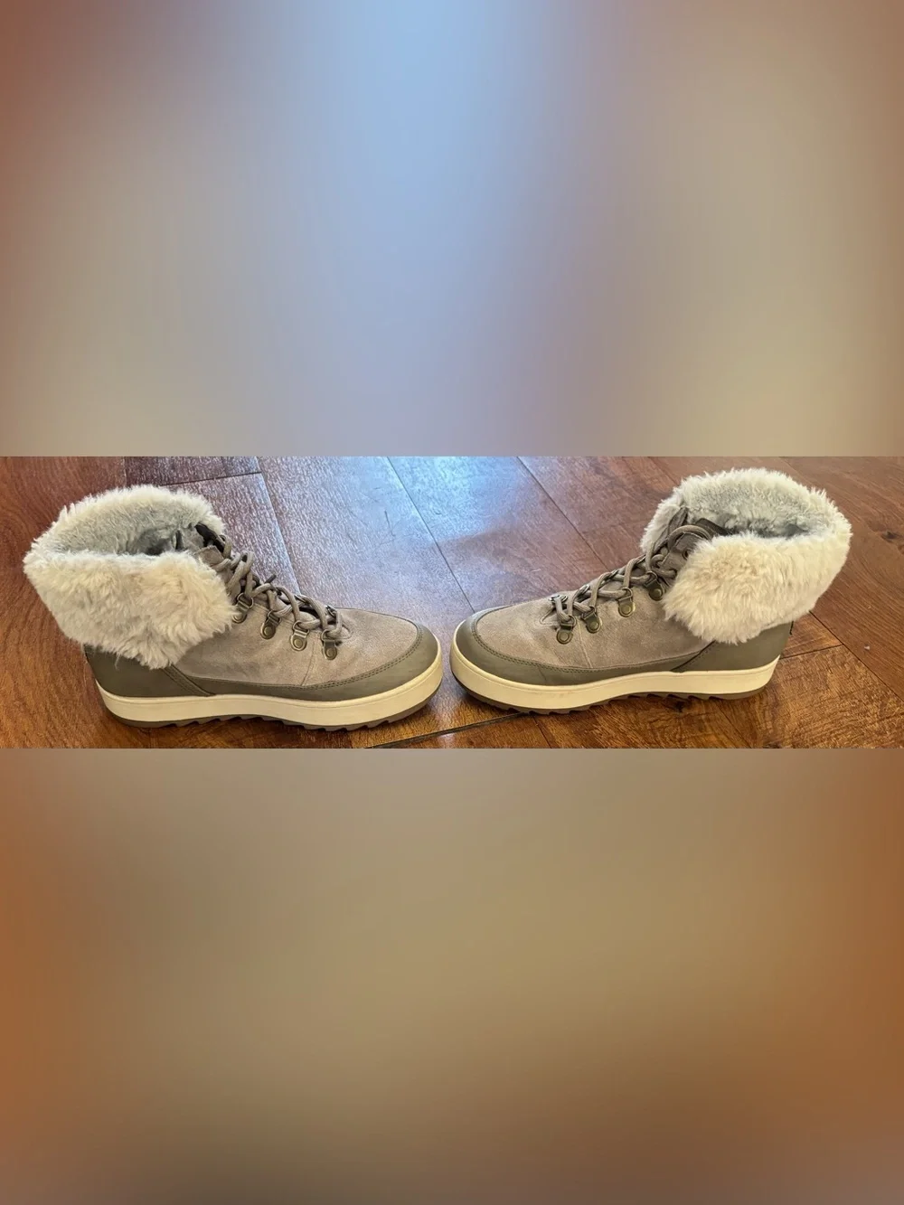 kookaburra by ugg tynlee lace up winter boots for women size 9